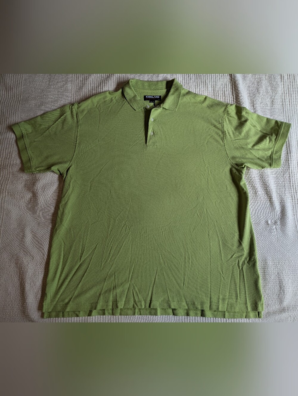 Kirkland Signature Men's Lime Green Polo